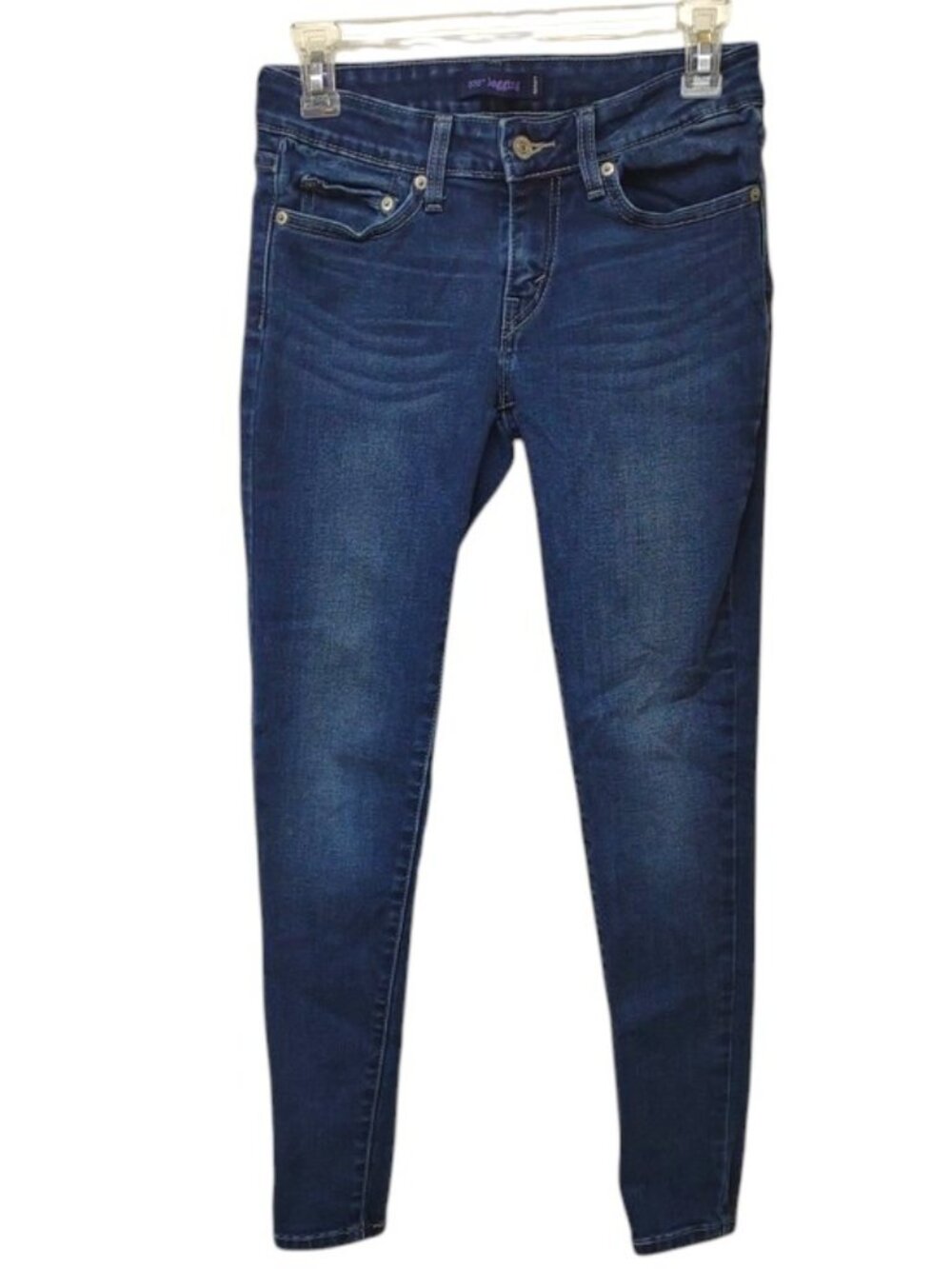 Levi's Women's 535 Legging Indigo Blue Stretch Skinny Jeans Size 5 Juniors